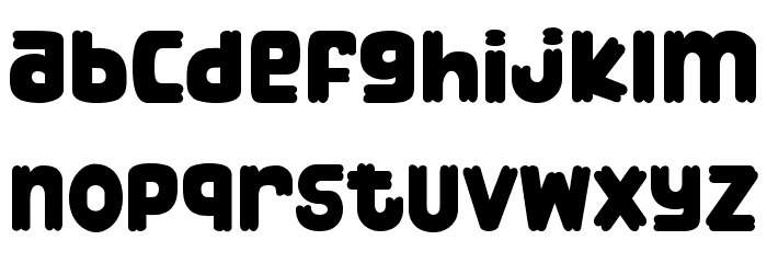 Fried Churros Font LOWERCASE