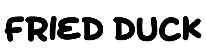 Fried Duck  フリーフォントのダウンロード