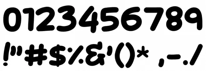 Fried Duck Font OTHER CHARS