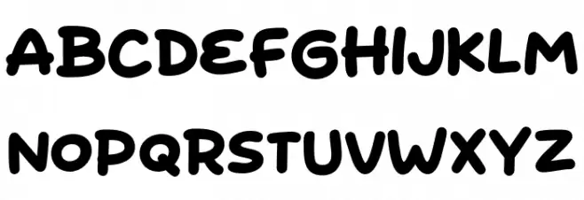Fried Duck Font LOWERCASE