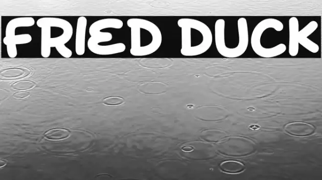 Fried Duck Font examples