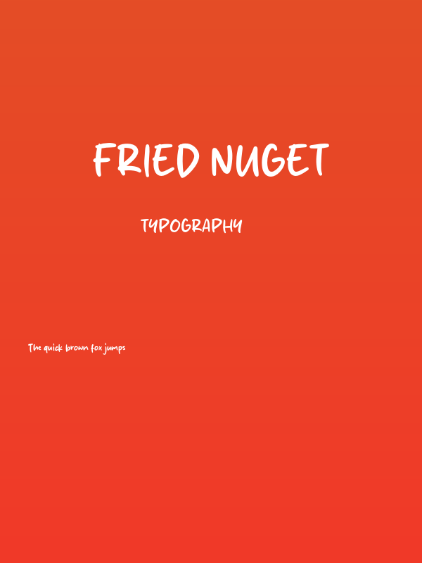 Fried Nuget Poster