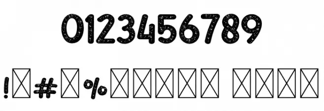 FriedBeefTomatoRegular Font OTHER CHARS