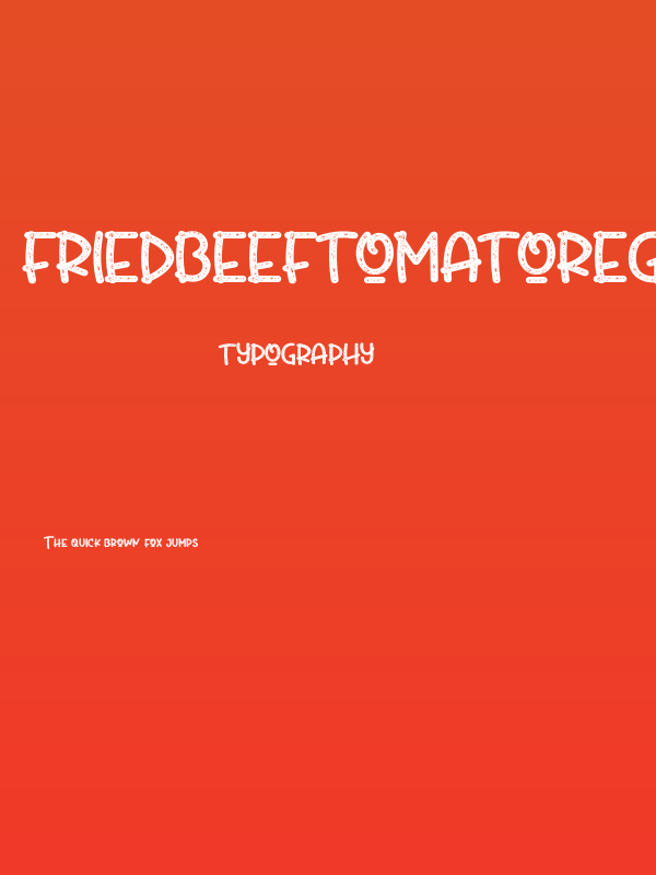 FriedBeefTomatoRegular Poster