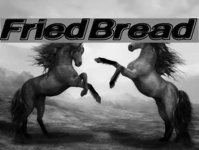 FriedBread Font examples