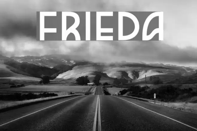 Frieda Font examples