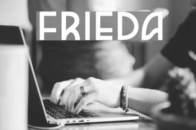 Frieda Font examples