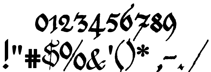 Friedolin Font OTHER CHARS