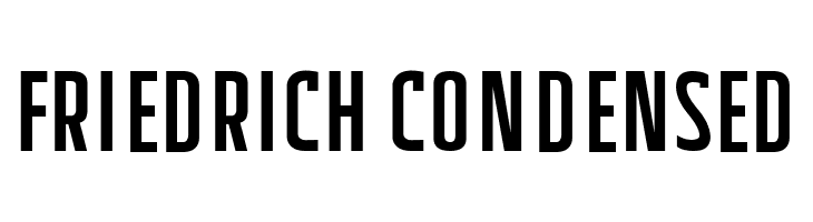 Friedrich Condensed  免费字体下载