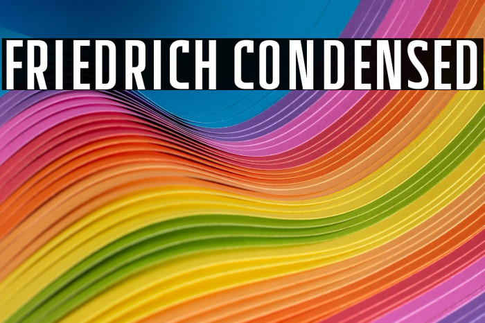 Friedrich Condensed Example 3