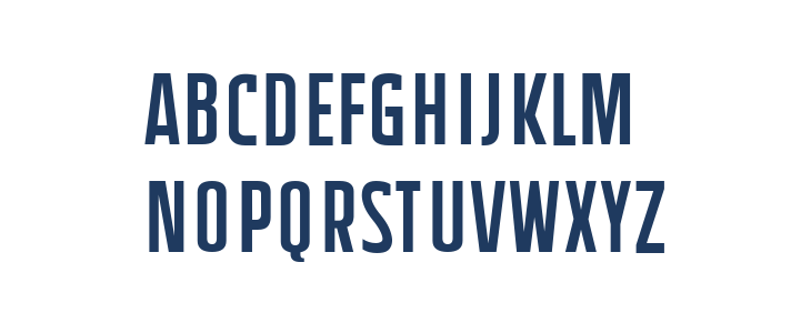 Friedrich Condensed Lowercase