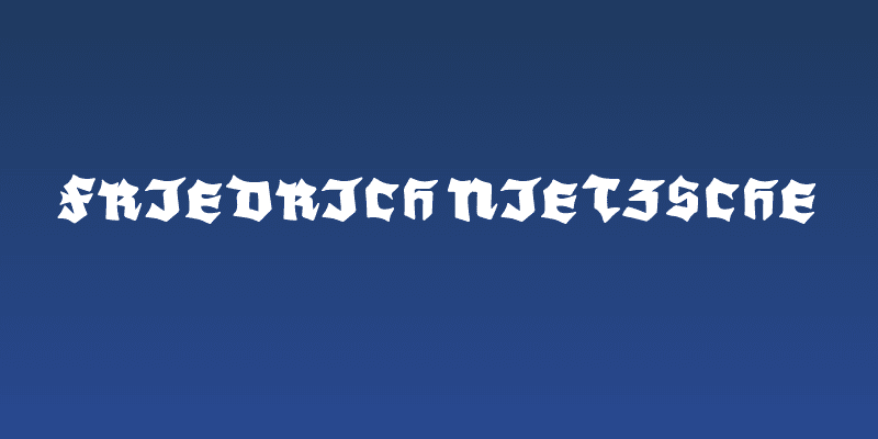 Friedrich Nietzsche Social Header