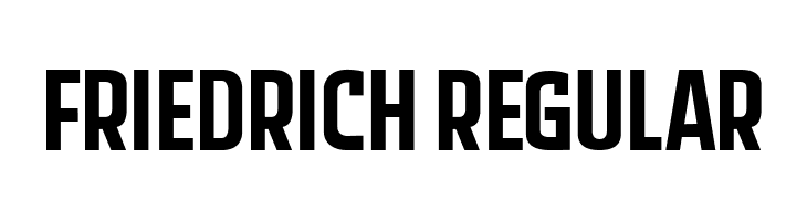 Friedrich Regular  免费字体下载