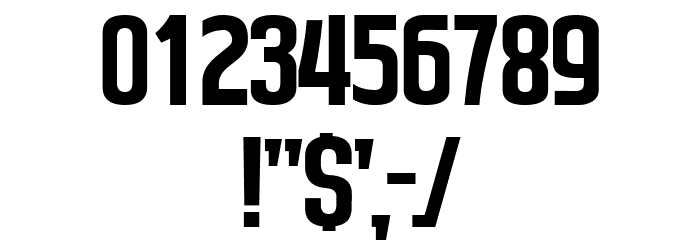 Friedrich Regular Font OTHER CHARS