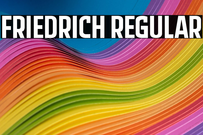 Friedrich Regular Example 2