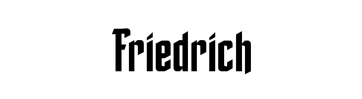 Friedrich  नि: शुल्क फ़ॉन्ट्स डाउनलोड