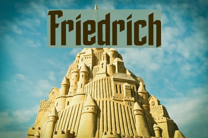 Friedrich Font examples