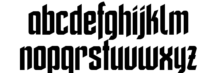 Friedrich Font LOWERCASE