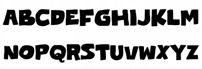 Friem フォント 大文字