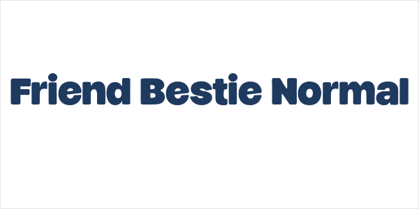 Friend Bestie Normal Logo