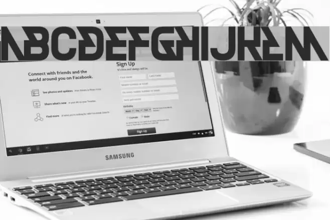 Friend Head Font examples