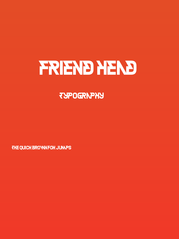 Friend Head Poster