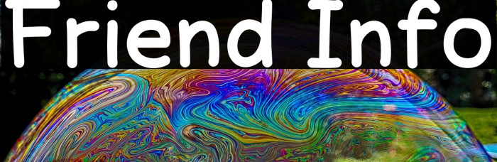 Friend Info Example 2