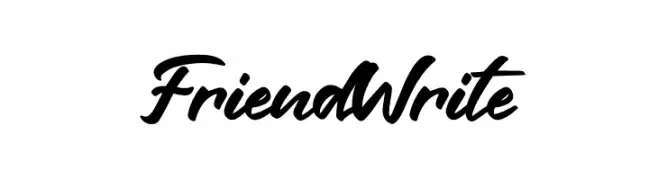 Friend Write  Frei Schriftart Herunterladen