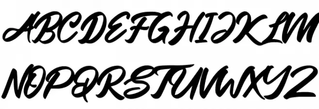 Friend Write Schriftart Groß