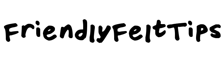 Friendly Felt Tips  Descarca Fonturi Gratis