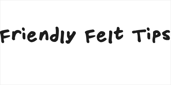 Friendly Felt Tips Logo