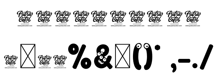 Friendly Monster Font OTHER CHARS