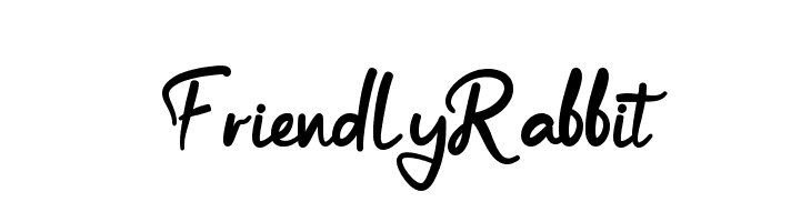 Friendly Rabbit  Free Fonts Download