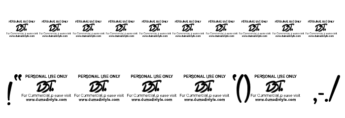 Friendly Rabbit Font OTHER CHARS