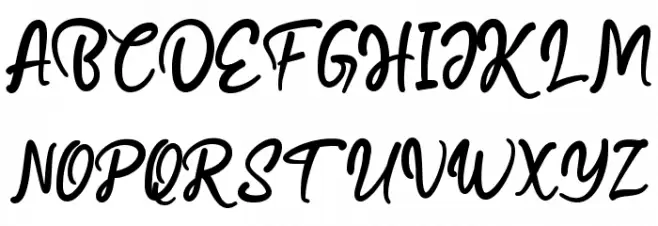 Friendly Rabbit Schriftart Groß