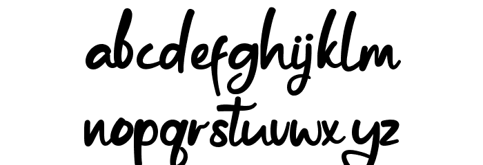 Friendly Rabbit Font LOWERCASE