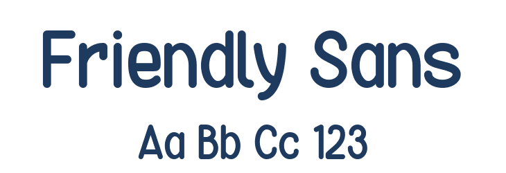 Friendly Sans Font Preview
