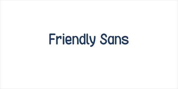 Friendly Sans Logo