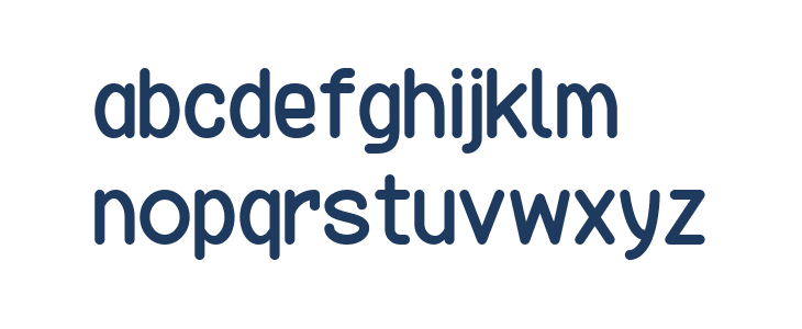 Friendly Sans Lowercase