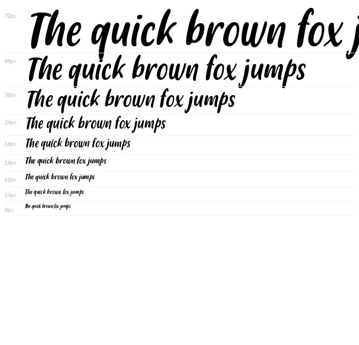 Friendly Schoolmates Italic Waterfall