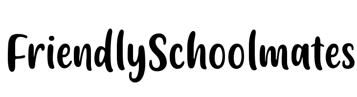 Friendly Schoolmates Font
