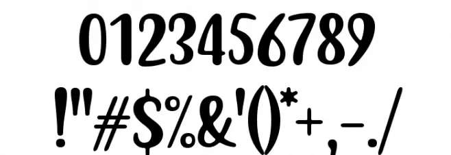 Friendly Schoolmates Шрифта ДРУГИЕ символов