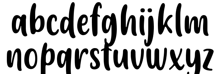 Friendly Schoolmates Font LOWERCASE