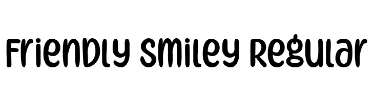 Friendly Smiley Regular  नि: शुल्क फ़ॉन्ट्स डाउनलोड