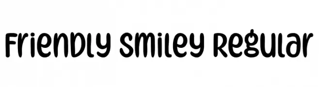 Friendly Smiley Regular  Descarca Fonturi Gratis