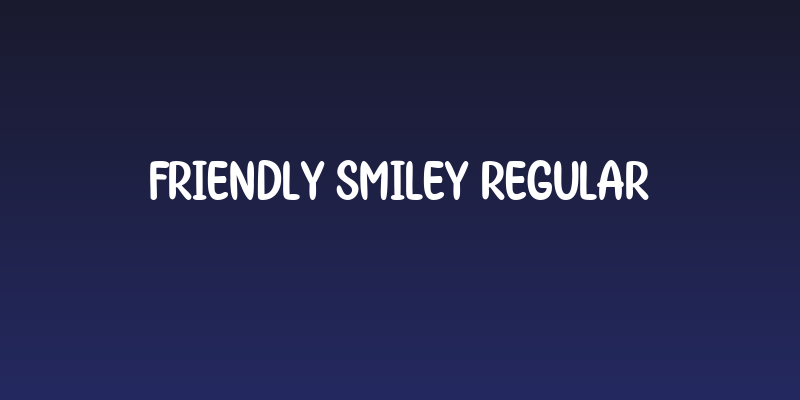 Friendly Smiley Regular Social Header