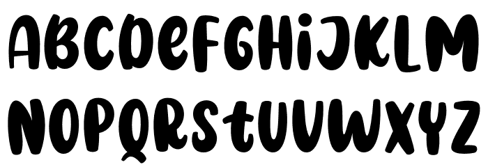 Friendly Sunday Sans Regular Font LOWERCASE