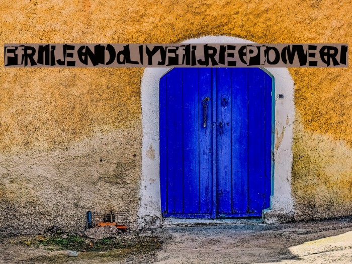 FriendlyFirePower Font examples