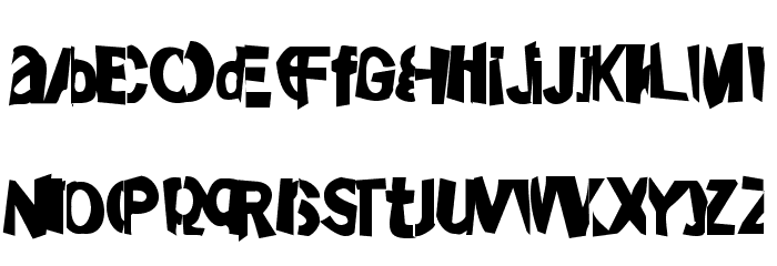 FriendlyFirePower Font LOWERCASE