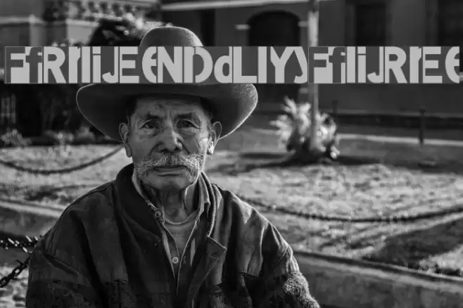 FriendlyFire Font examples